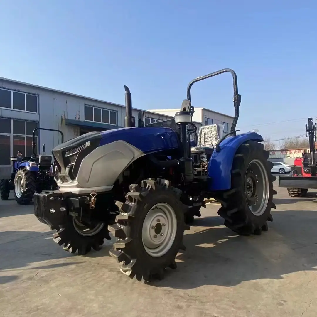 Per l'agricoltura con caricatore frontale attrezzature per arare agricole agricoltura 4wd macchine trattori