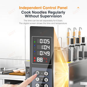 Cuiseur à pâtes automatique à haute puissance en acier inoxydable à 6 paniers pour restaurant commercial, hôtel, cuisine - Product Image 4