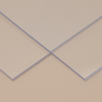 Revêtement résistant à l'abrasion Panneau en verre organique Feuille d'acrylique trempée pour fenêtres d'observation
