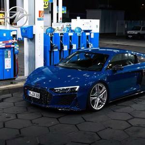 Kit carrosserie <span class=keywords><strong>Audi</strong></span> R8, style ancien vers nouveau, en fibre de verre et PP, comprenant pare-chocs avant, jupes latérales, lèvre arrière, calandre et spoiler. - Product Image 4
