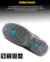Chaussures de sécurité Dinggu pour hommes, en cuir véritable, avec embout en acier, chaussures de chantier, bottes de sécurité pour hommes