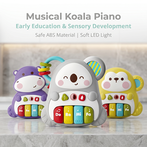 Jouet musical pour bébé, clavier de <span class=keywords><strong>piano</strong></span> en plastique, 18+ mois, 8 gammes, hochet éducatif pour l'apprentissage des tout-petits, cadeau - Product Image 3