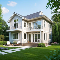 Maisons modulaires préfabriquées, conteneurs, maisons portables de luxe, panneaux OSB, structure en acier lourd, villas personnalisées
