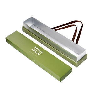 Juego <span class=keywords><strong>de</strong></span> Empaque Premium para Pastel <span class=keywords><strong>de</strong></span> Helado, Caja <span class=keywords><strong>de</strong></span> Papel Impresa Personalizada con Inserto y Asa para Tiramisú, Postres y Marcas <span class=keywords><strong>de</strong></span> Alimentos - Product Image 4