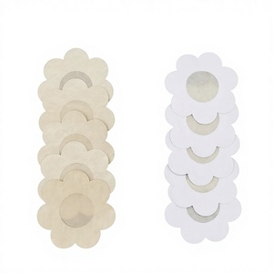 HOORAY Disposable Spandex/Cotton Nipple Satin Cloth Nipple <strong>Sticker</strong> Anti-Glare Adhesive <strong>Boob</strong> <strong>Sticker</strong> Anti-Bump Chest <strong>Stickers</strong> - Product Image 2