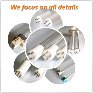 Đèn <span class=keywords><strong>UV</strong></span> 10Watt 2 Chân Hai Đầu Ống Thủy Tinh Thạch Anh Đèn Đá Quý <span class=keywords><strong>UV</strong></span> Đèn 254nm Không Có <span class=keywords><strong>Ozone</strong></span> <span class=keywords><strong>UV</strong></span> G10T8 - Product Image 4