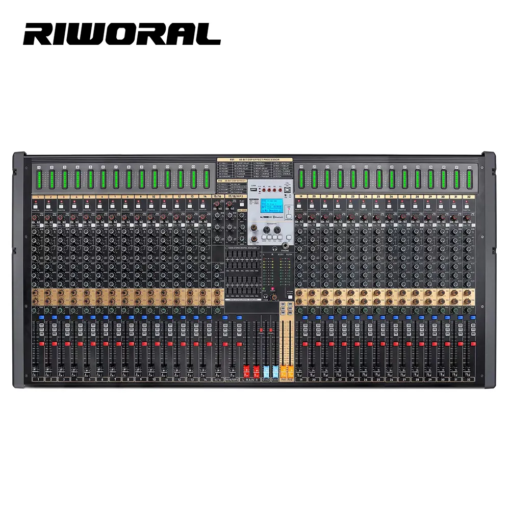 TFB-32 Professional DJ Digital Mixer Audio Console 32 Channel for karaoke Performance Speech