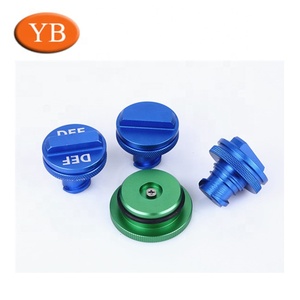 Chính xác màu xanh lá cây 6061 phôi hợp kim nhôm nắp nhiên liệu, nắp vòi phun nhiên liệu, nắp nhiên liệu tùy chỉnh - Product Image 3