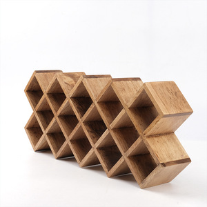 Wooden <b>Spice</b> <b>Rack</b> Acacia Wood Storage Stand Durable Kitchen Condiment <b>Organizer</b> - Product Image 1