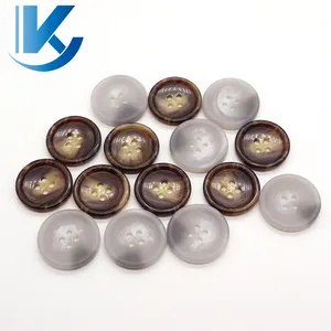 China Custom Logo Coat Shirt Buttons Sewing Resin Plastic Button For Clothing Button Maker