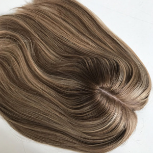 LX147 Grossiste Perruque juive en <span class=keywords><strong>cheveux</strong></span> humains brésiliens blonds ondulés non traités, base en soie, topper kippa, <span class=keywords><strong>chute</strong></span> - Product Image 1