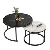 Table basse de salon moderne et compacte, multifonctionnelle, avec plateau extensible, design rond, meubles gain de place
