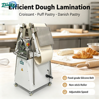 Nouvelle Laminoir à Pâte ZL-380C Pliable et Réglable 0,5-38mm pour Croissants et Pâtes Feuilletées, Petite Machine Commerciale de Boulangerie 1