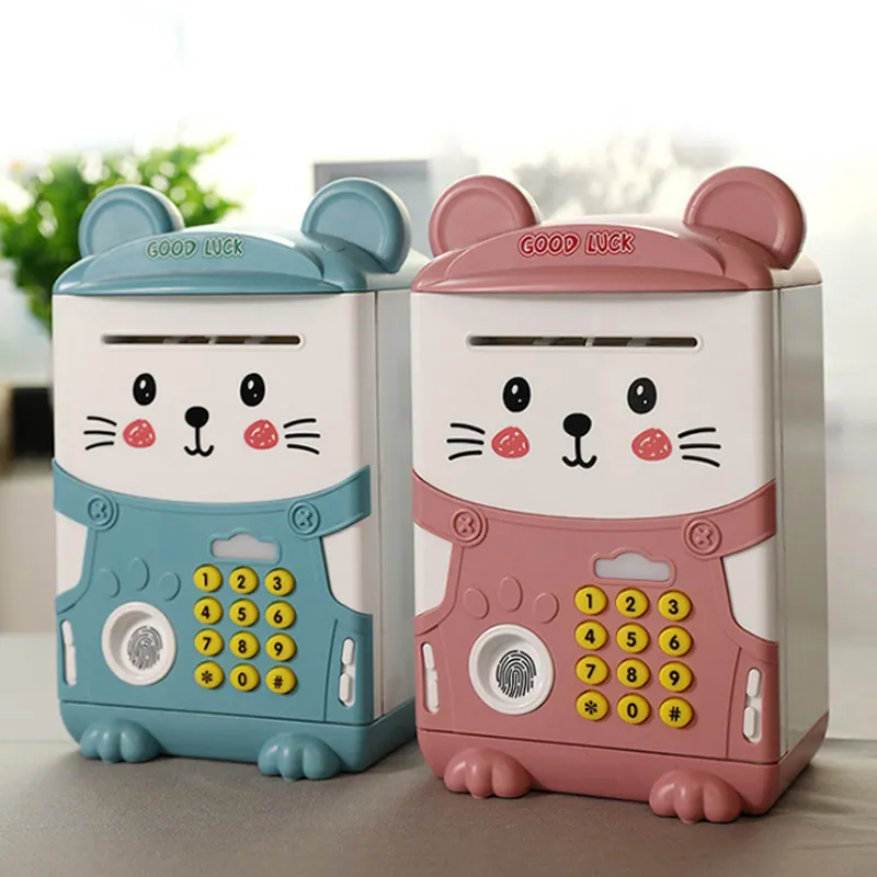 Money box electric fingerprint toy smart saving box piggy bank