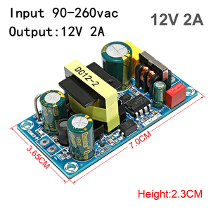 Modul Papan Catu Daya AC90-260V ke DC 12V 2A 24W Saklar AC-DC untuk Adaptor - Product Image 2