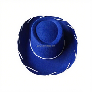 Chapeau de <span class=keywords><strong>cowboy</strong></span> occidental à large bord pour enfants, chapeau en feutre pour enfants, voyage, fête, pêche, sport, décontracté, Noël - Product Image 3