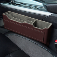 Boîte de rangement personnalisée en PVC pour l'espace entre les sièges de voiture, idéale pour téléphone portable, clés et articles divers, faible MOQ, service d'impression personnalisée
