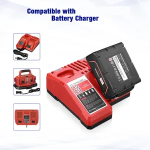 6500Mah Cordless Drill Rechargeable Power Tools Battery Pack 18Volt Lithium-Ion Batteries For MilWaukee Battery M 18