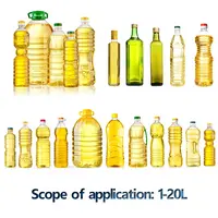 Máquina rotativa automática de llenado de botellas de PET, para aceite de oliva, girasol, aceite comestible y aceite de cocina, línea de embalaje de embotellado de botellas