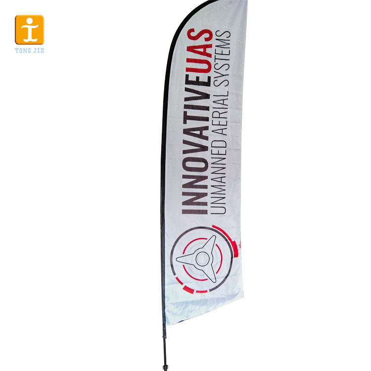 Factory Custom Printed Beach Flag Outdoor
