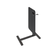 Vente chaude Table Overbed réglable avec roues 90 ° pliable bureau roulant plate-forme de stockage de réglage de la hauteur pneumatique