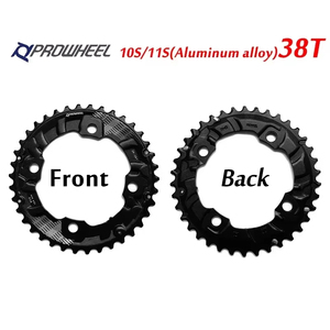 Plateau de pédalier Prowheel 104BCD 64BCD 26T 36T 28T 38T pour <span class=keywords><strong>VTT</strong></span>, double vitesse, <span class=keywords><strong>couronne</strong></span> de vélo - Product Image 4