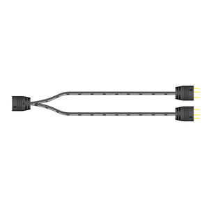 สายต่อแยก ARGB 3ขาแยก <span class=keywords><strong>RGB</strong></span> แอดเดรส1ถึง2/4สำหรับขยายคอมพิวเตอร์ PC พัดลม argh LED Series อื่นๆ - Product Image 2