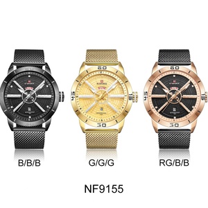 Nuevo Reloj de Pulsera Naviforce 9155 de Lujo para Hombre, Reloj de Cuarzo Informal de Acero Inoxidable de Marca para Hombre - Product Image 6