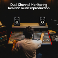 Système de haut-parleurs de monitoring professionnel Pure M5 avec boîtier métallique 50-100W pour studio, home cinéma, ordinateur et production musicale