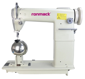 RONMACK RM-810-JF Industrial <b>Automatic</b> Post-Bed Wig <b>Sewing</b> <b>Machine</b> with Lock Stitch New High-Speed Motor - Product Image 1