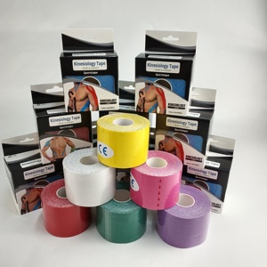 Course à pied Prix d'usine pas cher Logo Coton médical Kinesios Rubans de kinésiologie athlétique thermofusible - Product Image 1