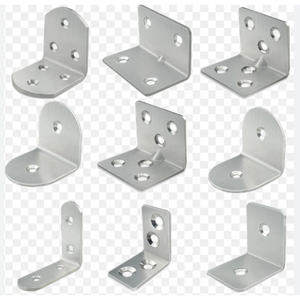 Soporte de ángulo de acero de soldadura de fábrica con perforadora de agujeros Soporte de metal Producto clave de la empresa - Product Image 4