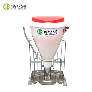 Domuz yetiştiriciliği için otomatik kuru ıslak mama kabı yeni durum plastik domuz besleyicileri besi odası hayvan kafesleri için - Product Image 2