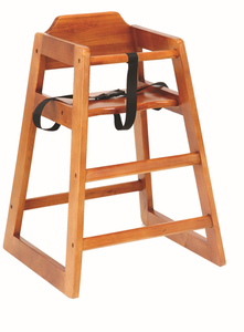Chaise de salle à manger pour enfants en bois de <span class=keywords><strong>restaurant</strong></span> Chaise haute pour bébé en bois massif - Product Image 6
