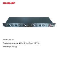 Consola Mezcladora para Actuaciones en Escenario, Dispositivo de Control de Señal DMX512, Adaptador de Entrada y Salida de Audio XLR, Distribuidor de Señal DMX de 3 Canales