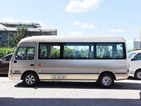 Bus électrique d'occasion Jiulong C6 15-17 places à vendre, conduite à gauche, minibus 15 places