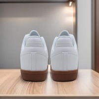 Chaussures pour hommes rétro polyvalentes en cuir microfibre déconstruites, taille plus, chaussures classiques POD monobloc personnalisables