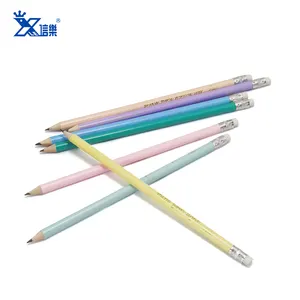 बच्चों के लिए उच्च गुणवत्ता वाले कस्टम प्रिंट वाक्यांश जंबो वाणिज्यिक लेखन ड्राइंग पेंसिल 2 बी एचबी चिल्ड्रेन गर्ल स्कूल पेंसिल सेट