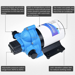Pompe à diaphragme à eau 12V avec interrupteur de pression 3.0GPM 45Psi <span class=keywords><strong>Flojet</strong></span> Pompe à eau 12 volts pour camping-car, bateau, yacht, caravane - Product Image 3