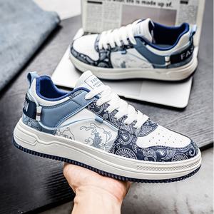 Chaussures de sport décontractées d'été, chaussures de campus, tendance de la mode, style sportif imprimé, chaussures pour jeunes hommes - Product Image 1