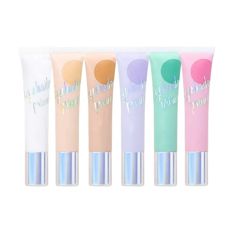 Wholesale 6 Colors Eyeshadow Base Cream Eye Concealer Easy to Color Base Makeup 24 hours Waterproof Shine Eyeshadow Cream