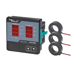 Samwha-Dsp EM-250D Multimeter Digital Tiga Fase Volt Ampere Frekuensi Fase Rangkaian Tampilan Panel Meter