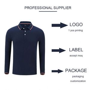 Design Long-sleeves Cotton Sublimated Designer Polo Shirt Private Label Mens Luxury Oversize Comfortable Top Selling - Product Image 5