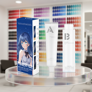 Tinta per capelli <span class=keywords><strong>permanente</strong></span> PURESTYLE, molto venduta in Europa, <span class=keywords><strong>senza</strong></span> <span class=keywords><strong>ammoniaca</strong></span>, crema colorante per capelli, facile da usare a casa, set colore capelli con OXY - Product Image 1