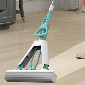 Accessoires d'outils de nettoyage ménager magiques à double rouleau vadrouille de nettoyage facile à presser éponge PVA vadrouille vente en gros bon marché - Product Image 5