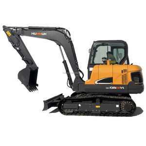 Neuer 6-Tonnen-Kettenbagger mit Yanmar-Motor, Pumpe, Getriebe, Hengli PLC und Lager – Bagger der Marke HUMMUH - Product Image 2