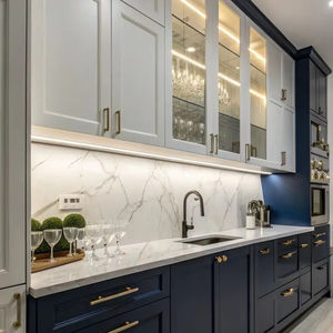 Diseño de Cocina Modular de Estilo Europeo Moderno con Acabado Premium, Almacenamiento Inteligente, Gabinetes Elegantes e Interior Contemporáneo para el Hogar - Product Image 1