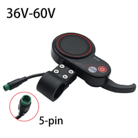 Accesorios para Patinetes Eléctricos, TF-100 LH-100 60V 72V 5 pines 6 pines, Velocímetro con Pantalla, Acelerador de Dedo para Patinete