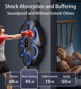 Muur Gemonteerde Interactieve Ritme Muziekdoos Muziekboksmachine Met Bokshandschoenen Voor Volwassenen En Kinderen Beat-Sensing Licht Ponsen - Product Image 3