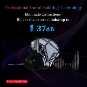 Audífonos <span class=keywords><strong>KZ</strong></span> Axas Tipo C con Aislamiento de Ruido, Micrófono Integrado, DSP, 4 Modos de Ecualización, Decodificación, para Juegos, Auriculares Intrauditivos Tipo C - Product Image 4